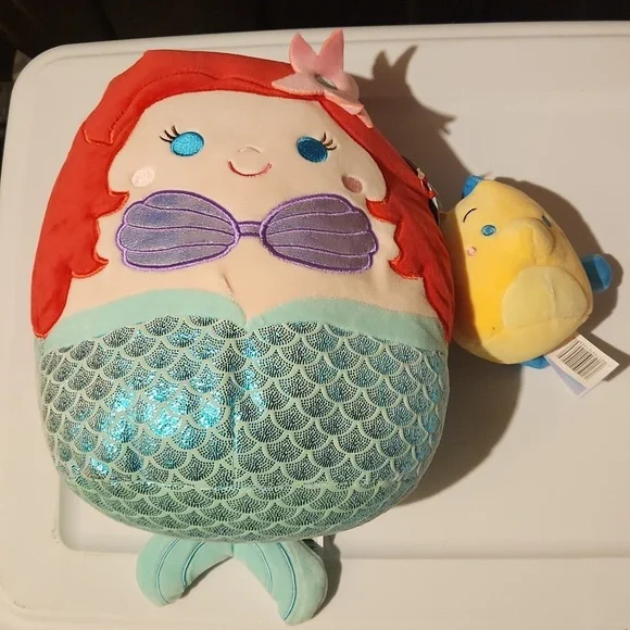 Disney Little Mermaid Plush, Journal and Waterbottle - Picture 2 of 7